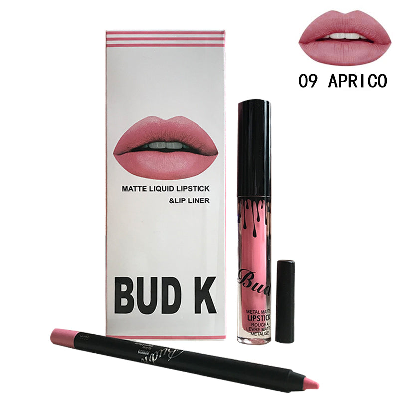 BUD K Hot Brand Lip Gloss +Lip Pencil