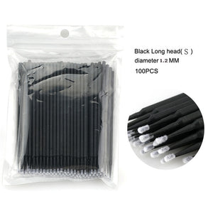 100Pcs/bag Disposable MicroBrush Eyelashes