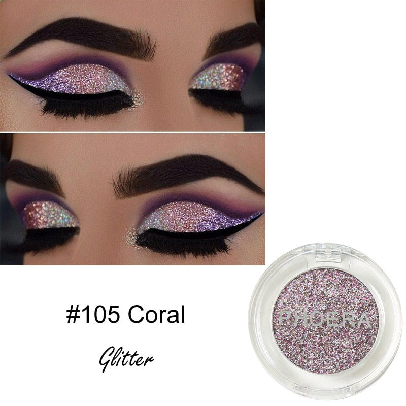 PHOERA Eye Glitter Makeup Pigment 8 Colors