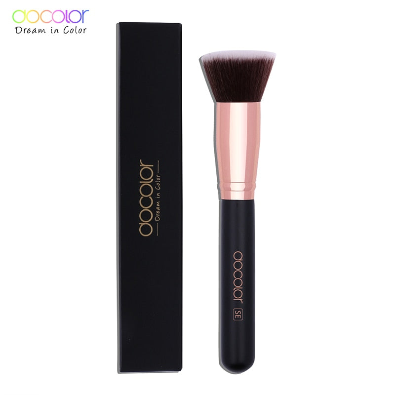 Docolor foundation brush flat top buffing Brushes