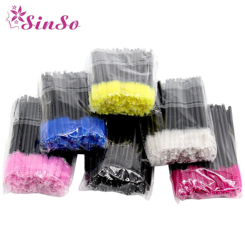 50pcs Eyelash brushes Makeup brushes